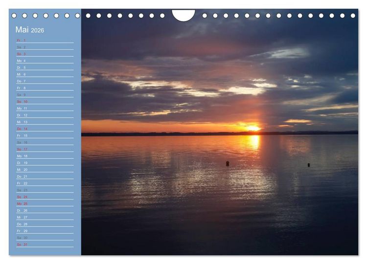 Produktbild: Am sch&ouml;nen Chiemsee (Wandkalender 2026 DIN A4 quer), CALVENDO Monatskalender