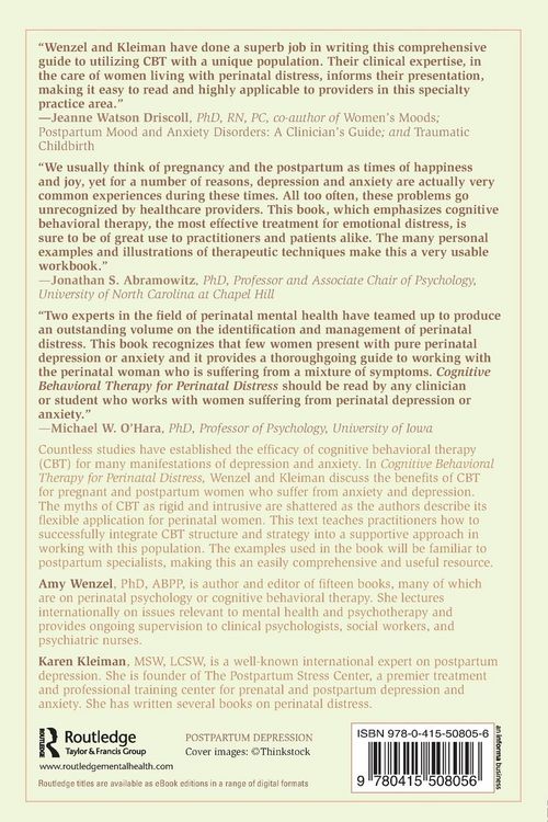 Produktbild: Cognitive Behavioral Therapy for Perinatal Distress