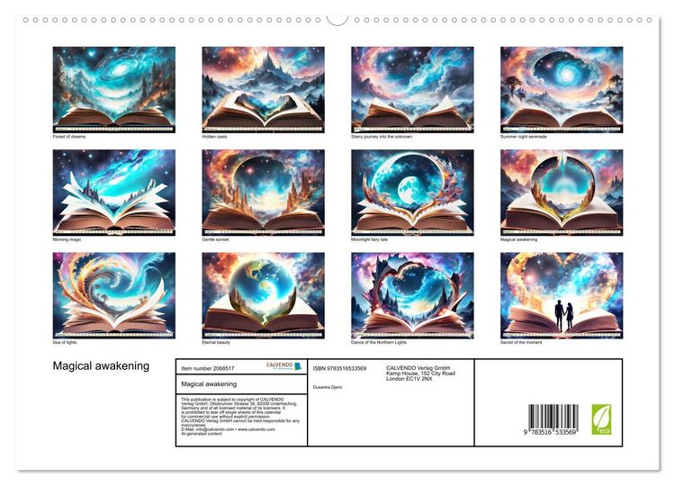 Produktbild: Magical awakening (High Quality Premium Wall Calendar 2026 DIN A2 landscape),CALVENDO 12 Month Wall Calendar