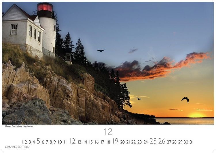 Produktbild: New England Kalender 2027 &ndash; Wandkalender | Fotokalender Nordamerika 35x50cm | mit 12 gro&szlig;formatigen Bildern dieser Region in Spitzenqualit&auml;t.