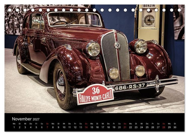 Produktbild: Faszination Oldtimer und Autolegenden (Tischkalender 2027 DIN A5 quer), CALVENDO Monatskalender