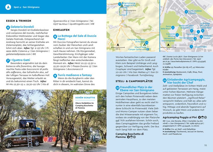 Produktbild: MARCO POLO Camper Guide Toskana, Umbrien & Marken