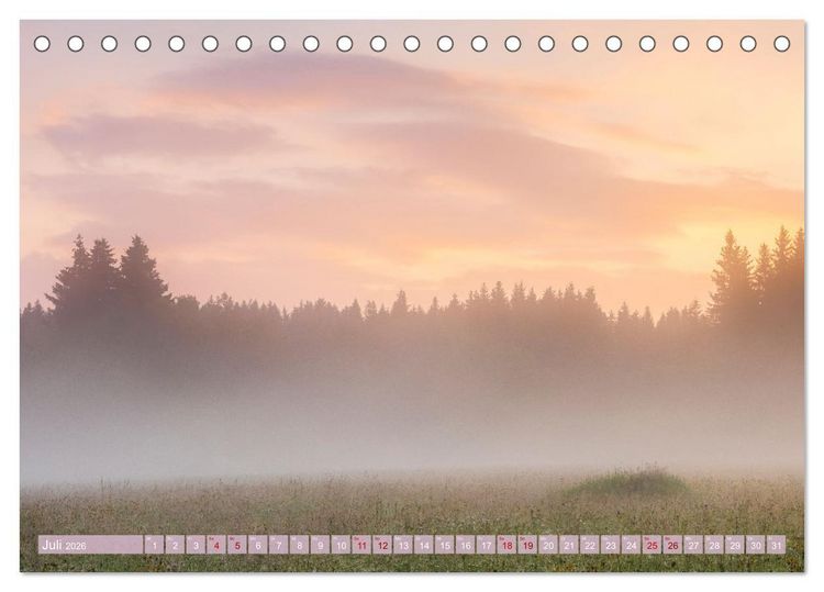 Produktbild: Stille Naturmomente (Tischkalender 2026 DIN A5 quer), CALVENDO Monatskalender