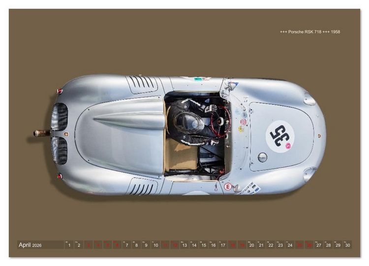 Produktbild: Two-Seater Racing Cars 1950-1960 (Wandkalender 2026 DIN A2 quer), CALVENDO Monatskalender
