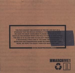 Produktbild: Mann, M: Bootleg Archives Vol.1-5