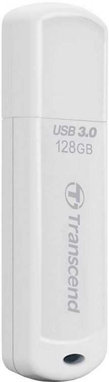 Produktbild: Transcend JetFlash&reg; 730 USB-Stick 128 GB Wei&szlig; TS128GJF730 USB-A (USB 3.2 Gen 1)