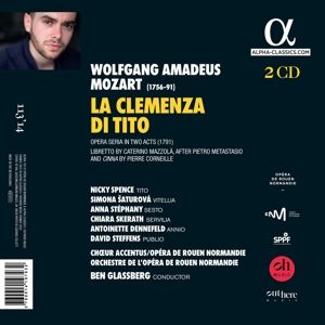 Produktbild: Spence/Saturova/Glassberg/Orch. de L'Op'ra de Roue: Clemenza