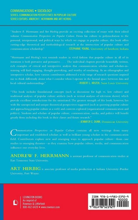 Produktbild: Communication Perspectives on Popular Culture