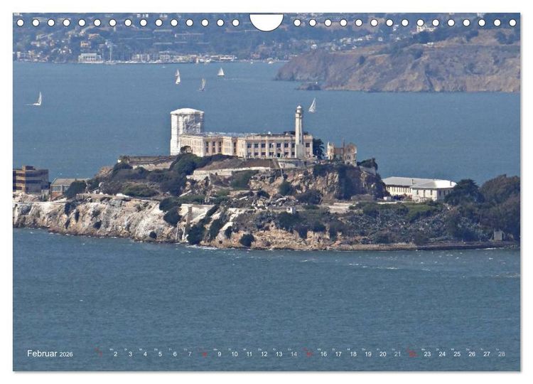 Produktbild: San Francisco Westk&uuml;ste USA (Wandkalender 2026 DIN A4 quer), CALVENDO Monatskalender