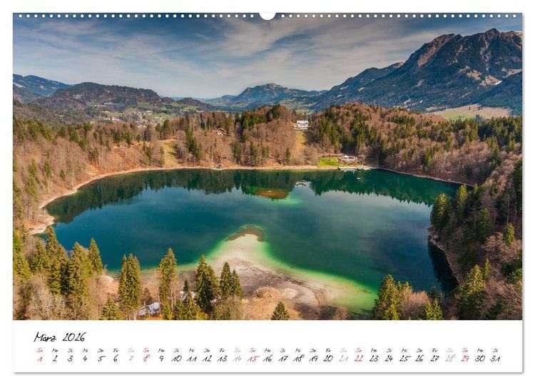 Produktbild: Oberallg&auml;uer Landschaft (hochwertiger Premium Wandkalender 2026 DIN A2 quer), Kunstdruck in Hochglanz