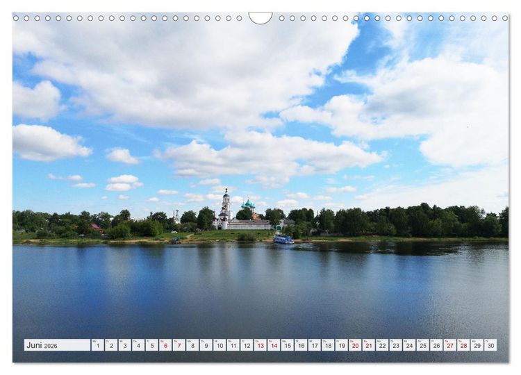 Produktbild: Russland - Auf dem Wasser von Moskau nach St. Petersburg (Wandkalender 2026 DIN A3 quer), CALVENDO Monatskalender