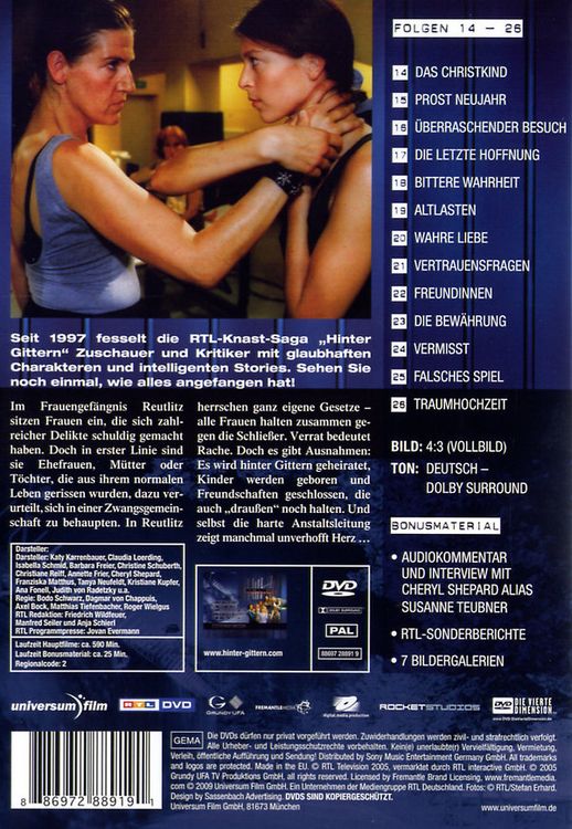 Produktbild: Hinter Gittern - Staffel 1.2 / 14-26 [3 DVDs] (Amaray)