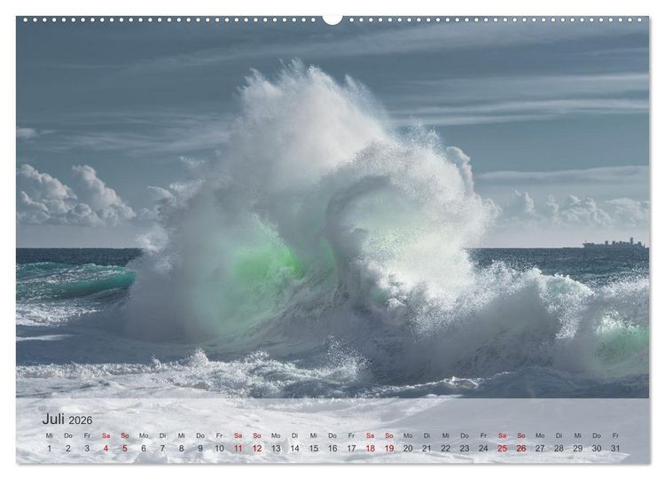 Produktbild: Rhapsodie in Blau (Wandkalender 2026 DIN A2 quer), CALVENDO Monatskalender