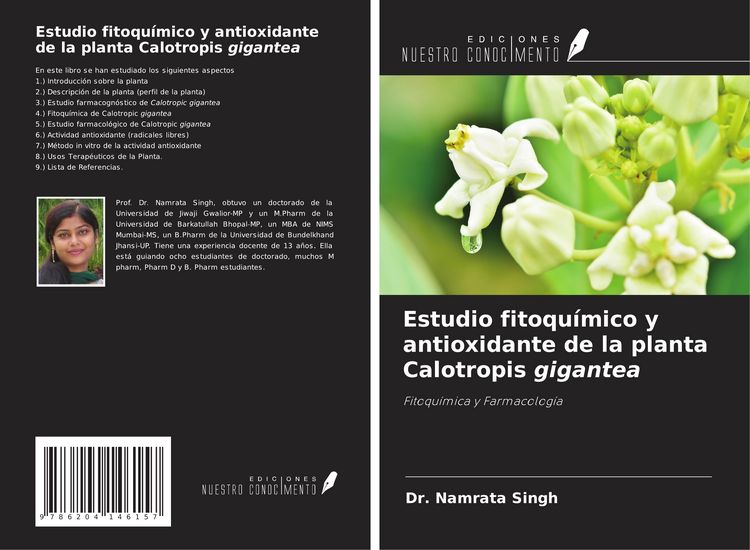Produktbild: Estudio fitoqu&iacute;mico y antioxidante de la planta Calotropis gigantea