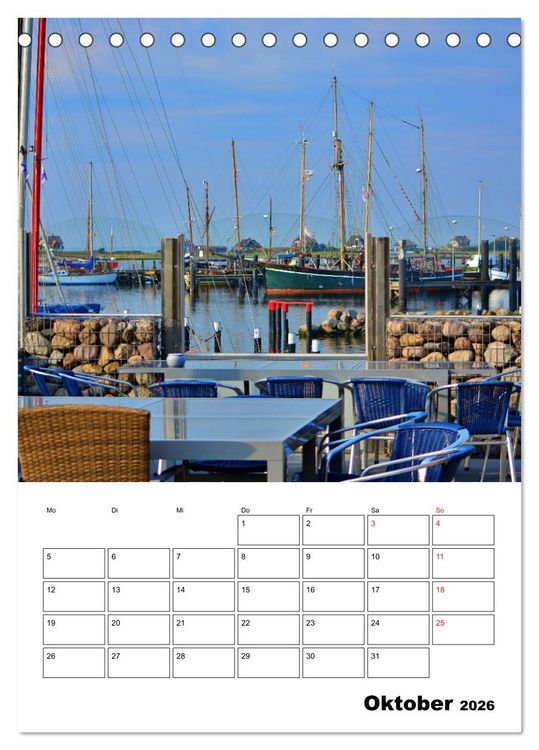 Produktbild: Marina Heiligenhafen (Tischkalender 2026 DIN A5 hoch), CALVENDO Monatskalender