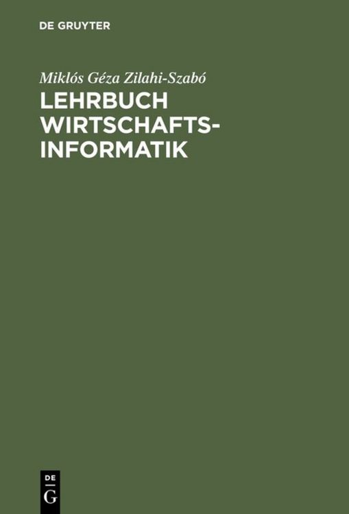 Produktbild: Lehrbuch Wirtschaftsinformatik