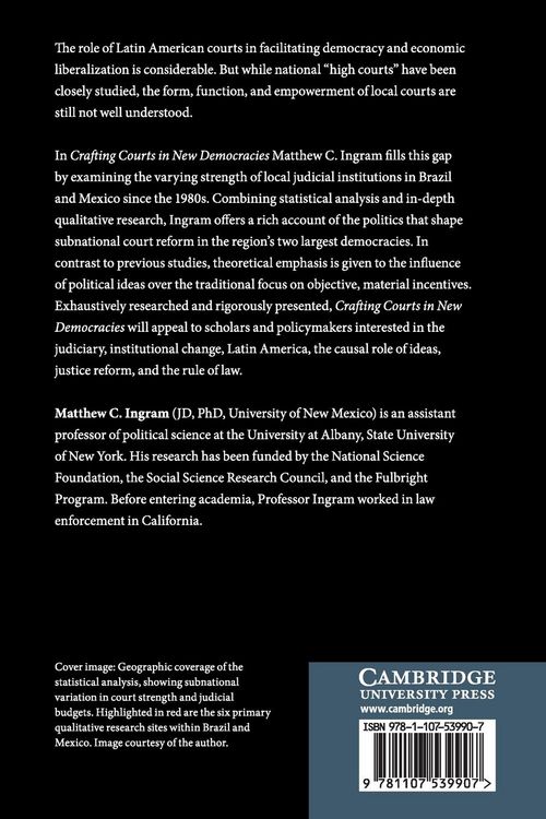 Produktbild: Crafting Courts in New Democracies
