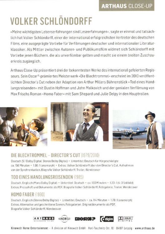 Produktbild: Volker Schl&ouml;ndorff - Arthaus Close-Up [3 DVDs]