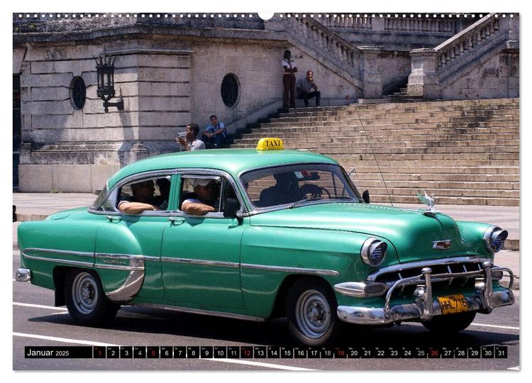 Produktbild: Auto-Legenden Chevrolet Bel Air (hochwertiger Premium Wandkalender 2025 DIN A2 quer), Kunstdruck in Hochglanz