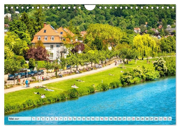 Produktbild: Romantisches Heidelberg &ndash; 12 Traummotive voller Magie und Geschichte (Wandkalender 2027 DIN A4 quer), CALVENDO Monatskalender