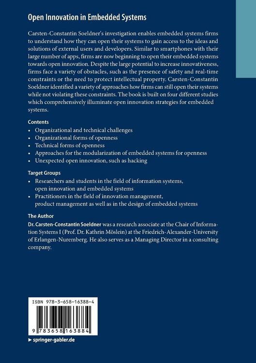 Produktbild: Open Innovation in Embedded Systems