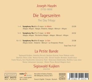 Produktbild: Haydn: Symphonies Nos.6-8,Die Tagezeiten