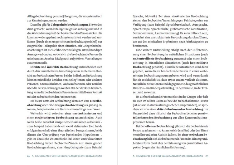 Produktbild: Beobachtung und Entwicklungsdokumentation