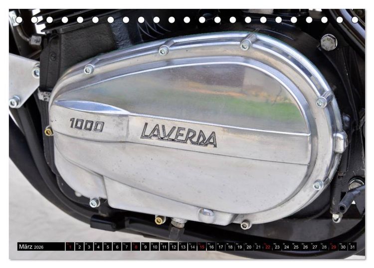 Produktbild: Laverda 1000 3C (Tischkalender 2026 DIN A5 quer), CALVENDO Monatskalender