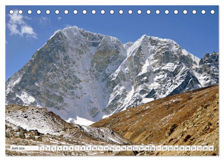 Produktbild: Traumtrekking in NEPAL (Tischkalender 2026 DIN A5 quer), CALVENDO Monatskalender