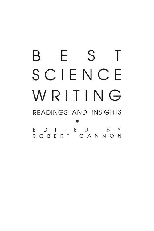 Produktbild: Best Science Writing