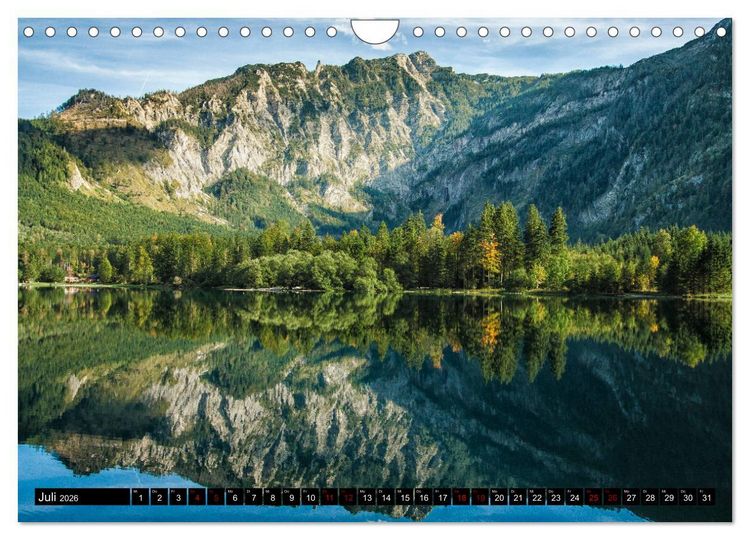 Produktbild: Seen - Berge - Salzkammergut (Wandkalender 2026 DIN A4 quer), CALVENDO Monatskalender