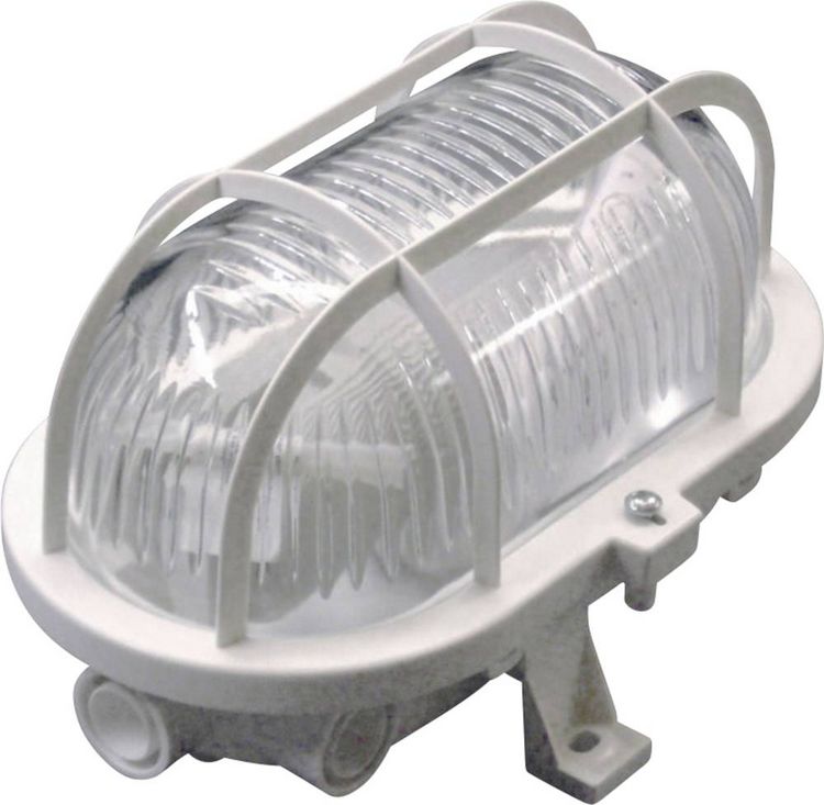 Produktbild: M&uuml;ller-Licht Oval Feuchtraumleuchte E27 Wei&szlig;