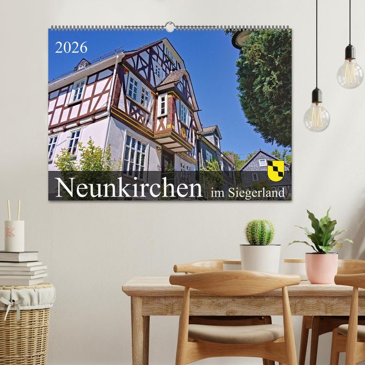 Produktbild: Neunkirchen im Siegerland (Wandkalender 2026 DIN A2 quer), CALVENDO Monatskalender