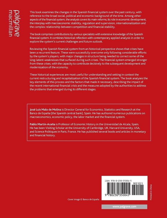 Produktbild: The Spanish Financial System