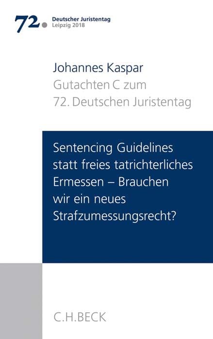 Produktbild: Kaspar, J: Verhandlungen des 72. Deutschen Juristentages Lei