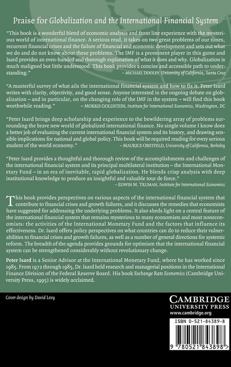 Produktbild: Globalization and the International Financial System