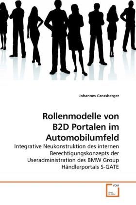 Produktbild: Grossberger, J: Rollenmodelle von B2D Portalen im Automobilu