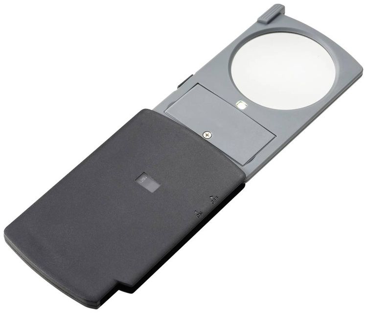 Produktbild: TOOLCRAFT TO-8997039 Handlupe mit LED-Beleuchtung Vergr&ouml;&szlig;erungsfaktor: 2.5 x