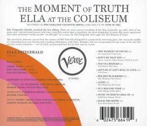Produktbild: The Moment Of Truth: Ella At The Coliseum (1967)
