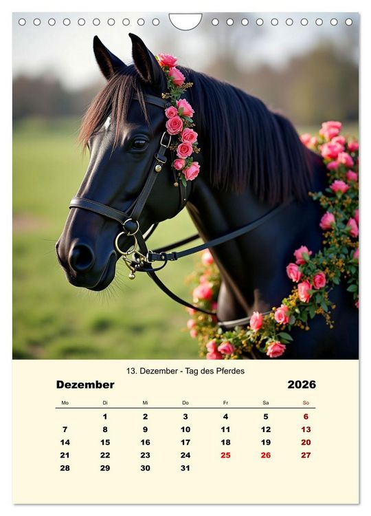 Produktbild: Blumenbekr&auml;nzte Haustiere zu ihrem Feiertag (Wandkalender 2026 DIN A4 hoch), CALVENDO Monatskalender