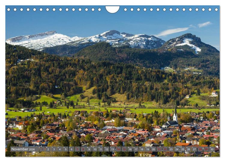 Produktbild: Sch&ouml;ne Wanderungen um Oberstdorf (Wandkalender 2026 DIN A4 quer), CALVENDO Monatskalender