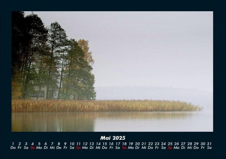Produktbild: Die Seen der Erde 2025 Fotokalender DIN A4