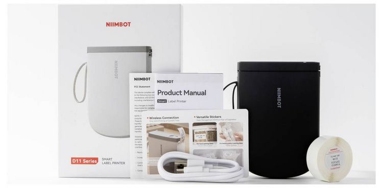 Produktbild: NIIMBOT Etikettendrucker D11_H Portable thermal label printer Etikettendrucker Thermodirekt 300 x 300 dpi Etikettenbreite (max.)