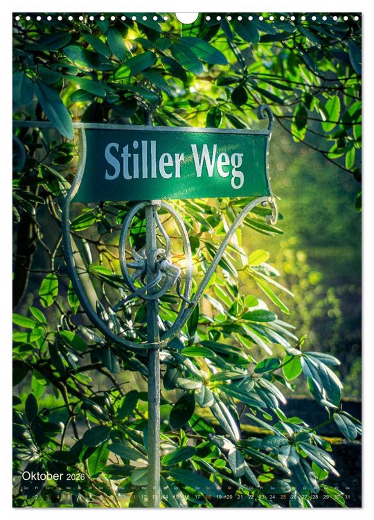 Produktbild: Die stillen Momente im Ohlsdorfer Friedhof (Wandkalender 2026 DIN A3 hoch), CALVENDO Monatskalender