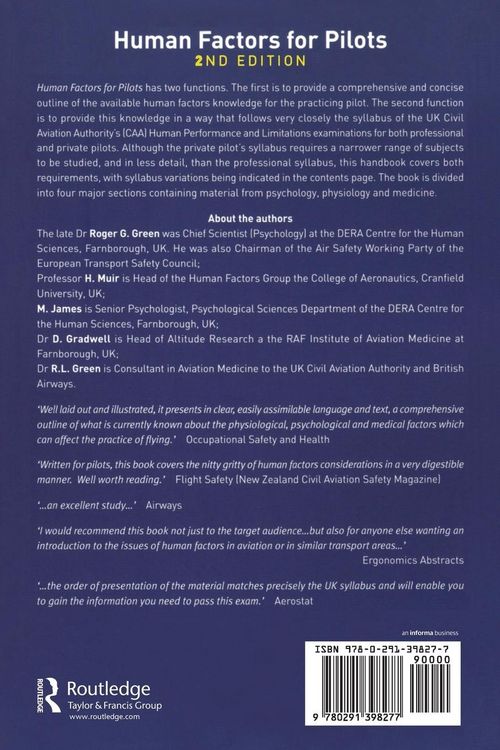 Produktbild: Human Factors for Pilots