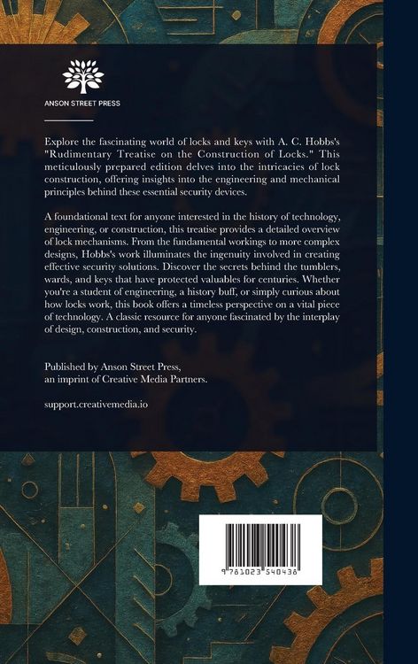 Produktbild: Rudimentary Treatise on the Construction of Locks