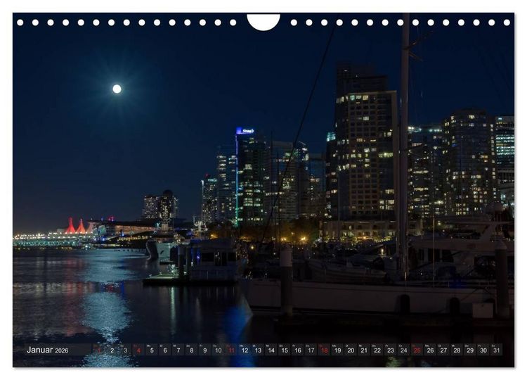 Produktbild: Vancouver Perspektiven (Wandkalender 2026 DIN A4 quer), CALVENDO Monatskalender