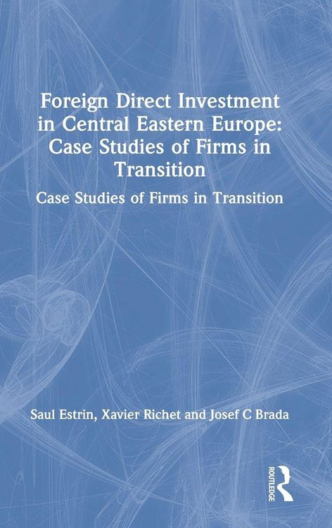 Produktbild: Foreign Direct Investment in Central Eastern Europe