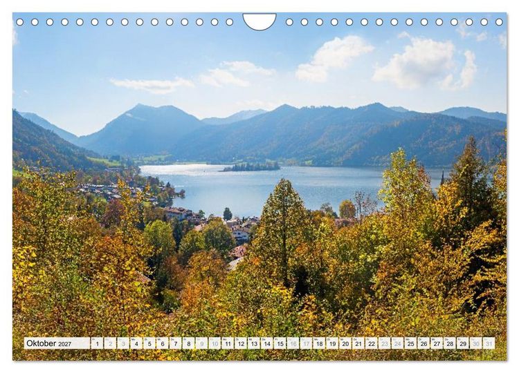 Produktbild: Schliersee-Idylle (Wandkalender 2027 DIN A4 quer), CALVENDO Monatskalender