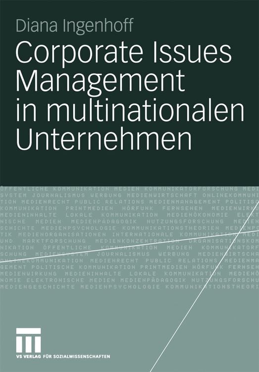 Produktbild: Corporate Issues Management in multinationalen Unternehmen